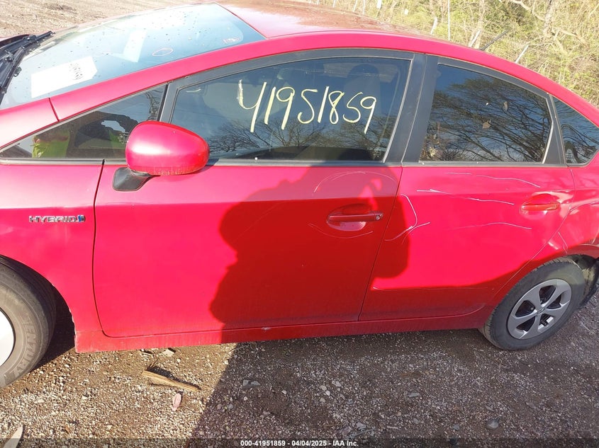 2013 TOYOTA PRIUS VIN: JTDKN3DUXD5696576