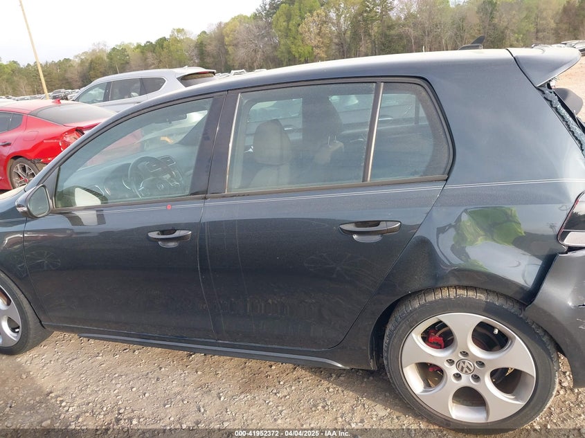 2012 VOLKSWAGEN GTI VIN: WVWHD7AJ2CW306044