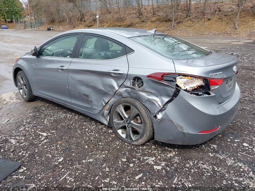 2014 HYUNDAI ELANTRA VIN: KMHDH4AH2EU059262