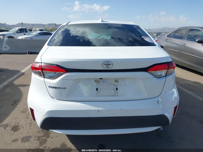 2020 TOYOTA COROLLA VIN: 5YFEPRAE4LP129949