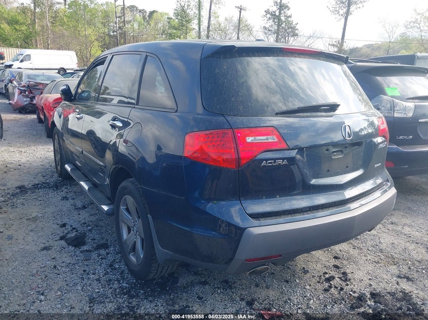2009 ACURA MDX VIN: 2HNYD28769H504947