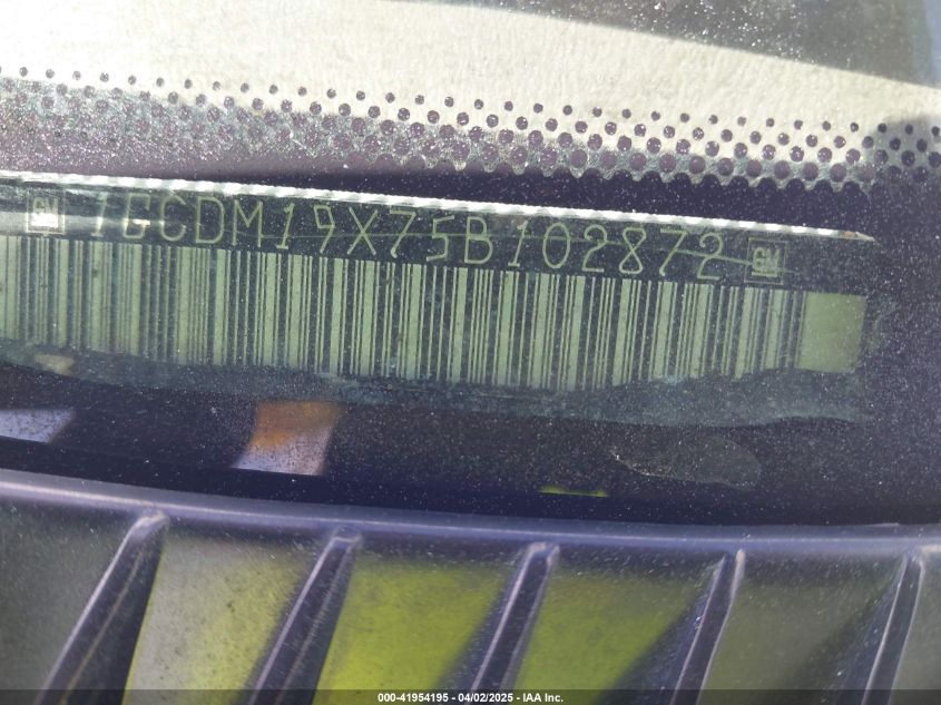 2005 Chevrolet Astro VIN: 1GCDM19X75B102872 Lot: 41954195