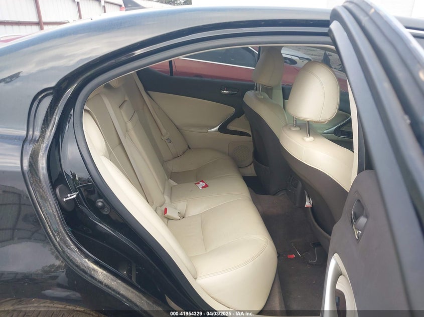 2012 LEXUS IS VIN: JTHCF5C21C5059182