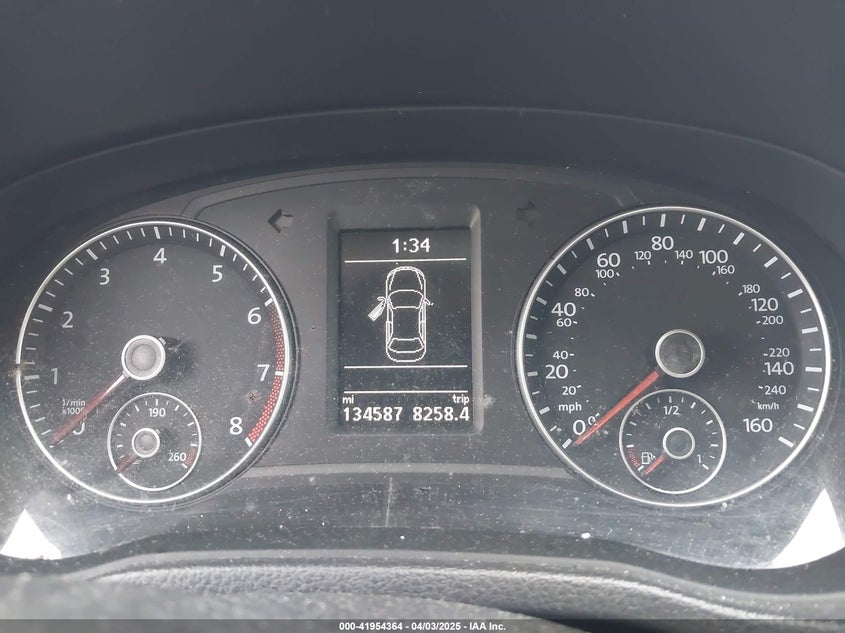 2013 VOLKSWAGEN PASSAT VIN: 1VWBP7A34DC004270