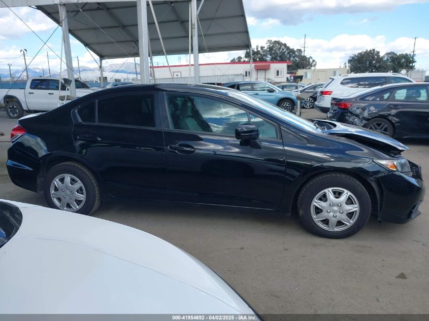 2014 Honda Civic Lx VIN: 2HGFB2F55EH27748 Lot: 41954692