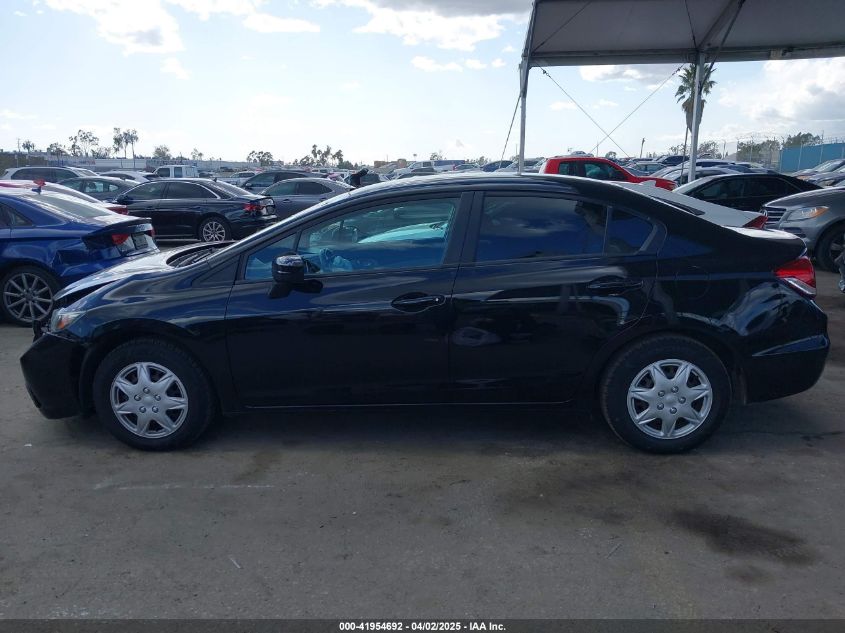 2014 Honda Civic Lx VIN: 2HGFB2F55EH27748 Lot: 41954692