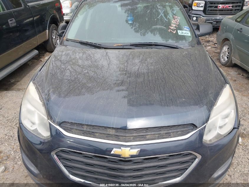 2016 Chevrolet Equinox Ls VIN: 2GNALBEK7G6244884 Lot: 41955135