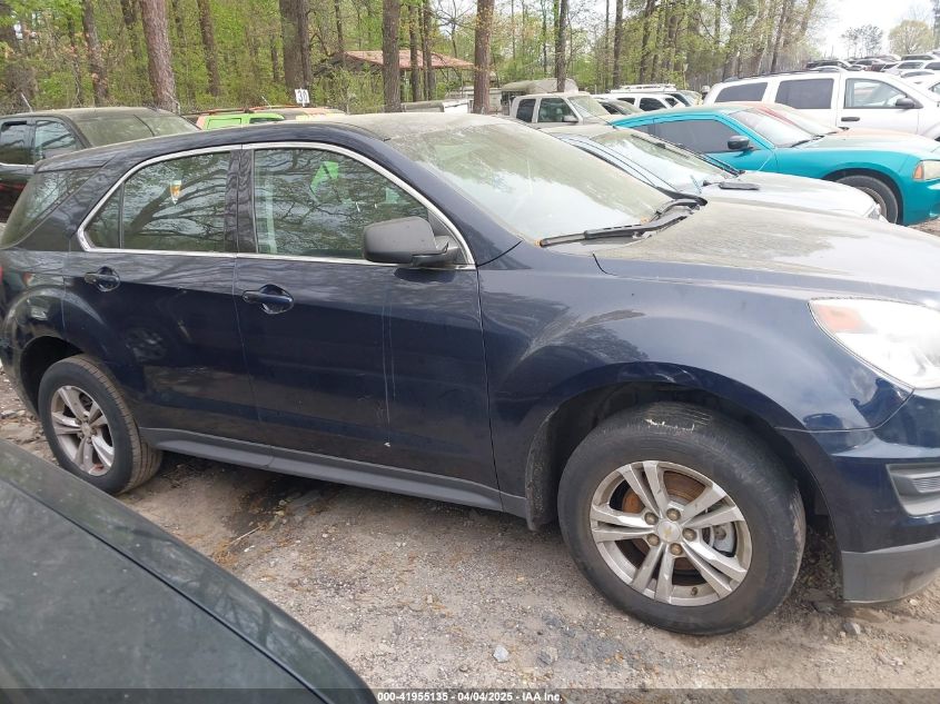 2016 Chevrolet Equinox Ls VIN: 2GNALBEK7G6244884 Lot: 41955135