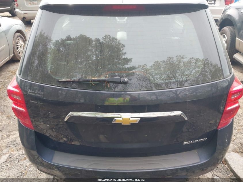 2016 Chevrolet Equinox Ls VIN: 2GNALBEK7G6244884 Lot: 41955135