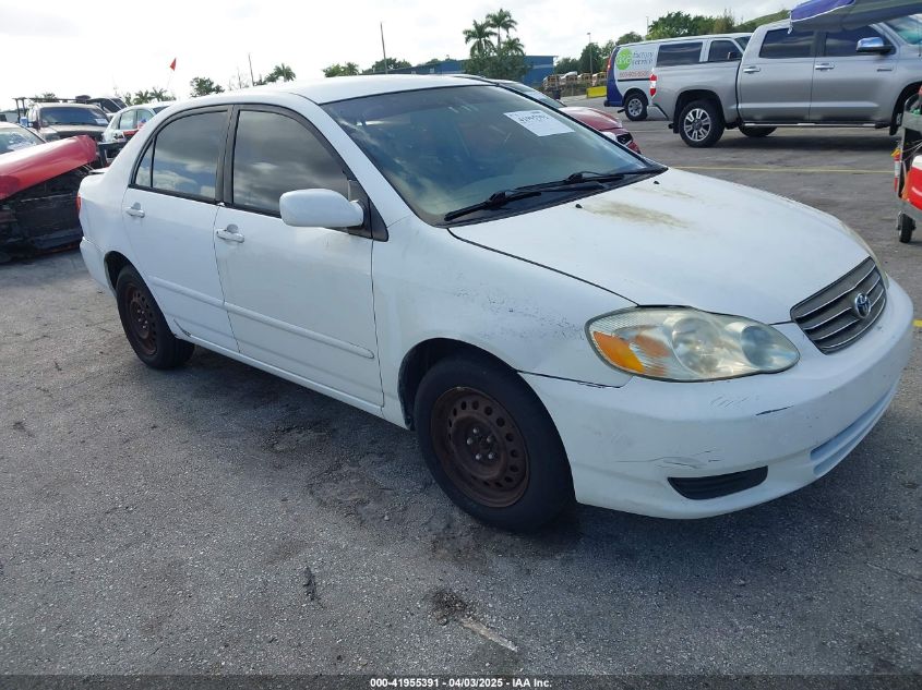 2003 Toyota Corolla Le VIN: 1NXBR32E93Z134989 Lot: 41955391