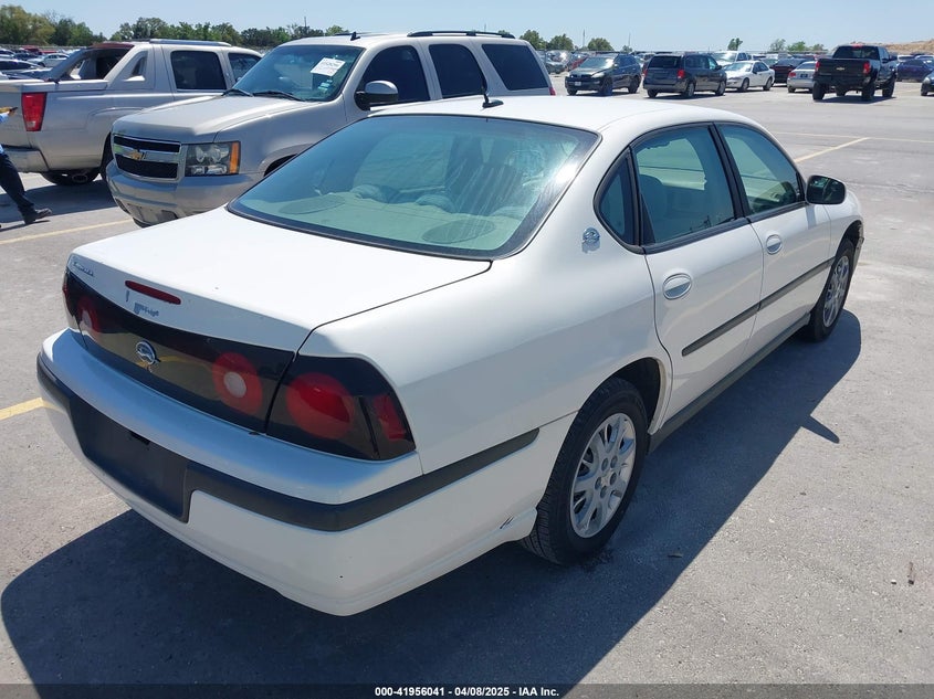 2G1WF52E259214136 2005 CHEVROLET IMPALA photo no. 4