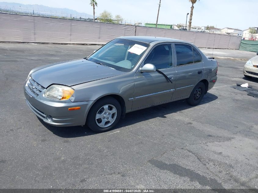 2003 Hyundai Accent Gl VIN: KMHCG45C73U471603 Lot: 41956551