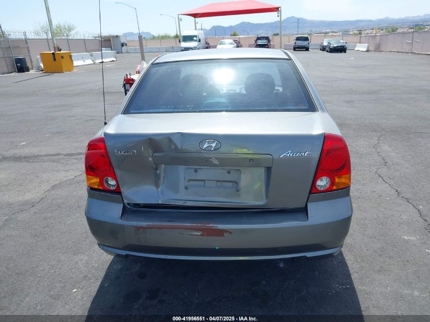 2003 Hyundai Accent Gl VIN: KMHCG45C73U471603 Lot: 41956551