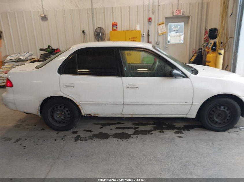 2001 Toyota Corolla VIN: IMXBR12E11Z512059 Lot: 41956782