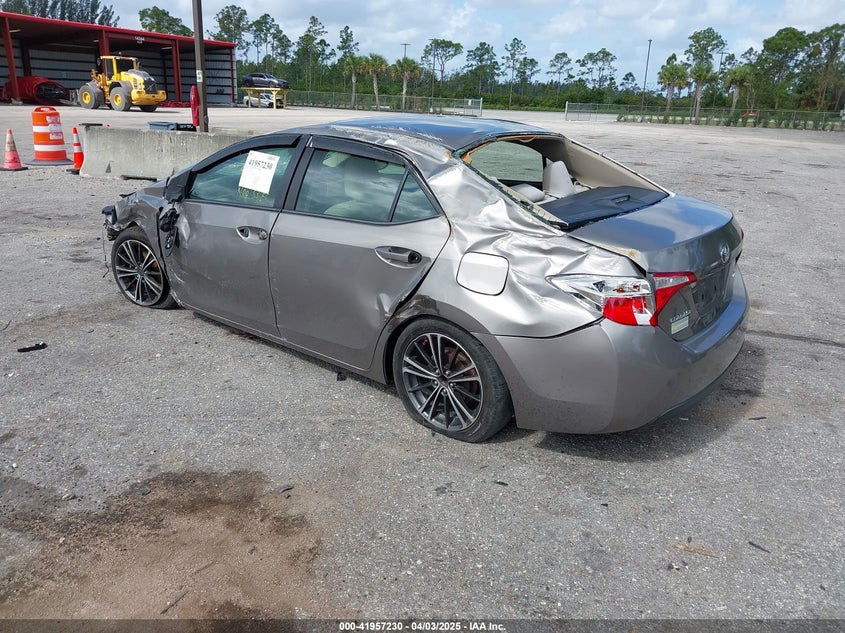 2016 TOYOTA COROLLA VIN: 2T1BURHE3GC564548