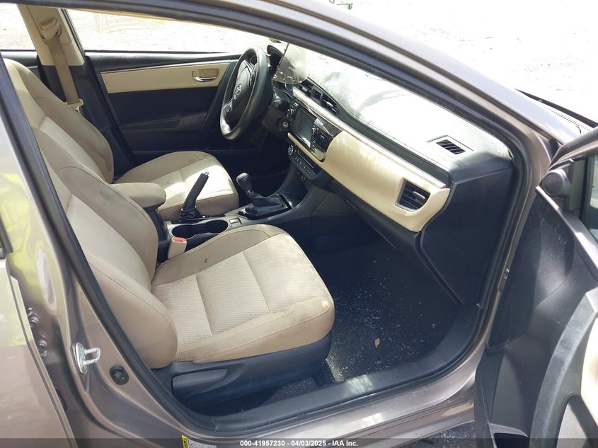 2016 TOYOTA COROLLA VIN: 2T1BURHE3GC564548