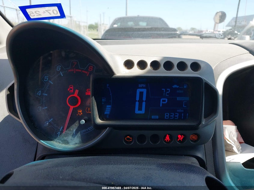 2014 CHEVROLET SONIC VIN: 1G1JC6SHXE4190514