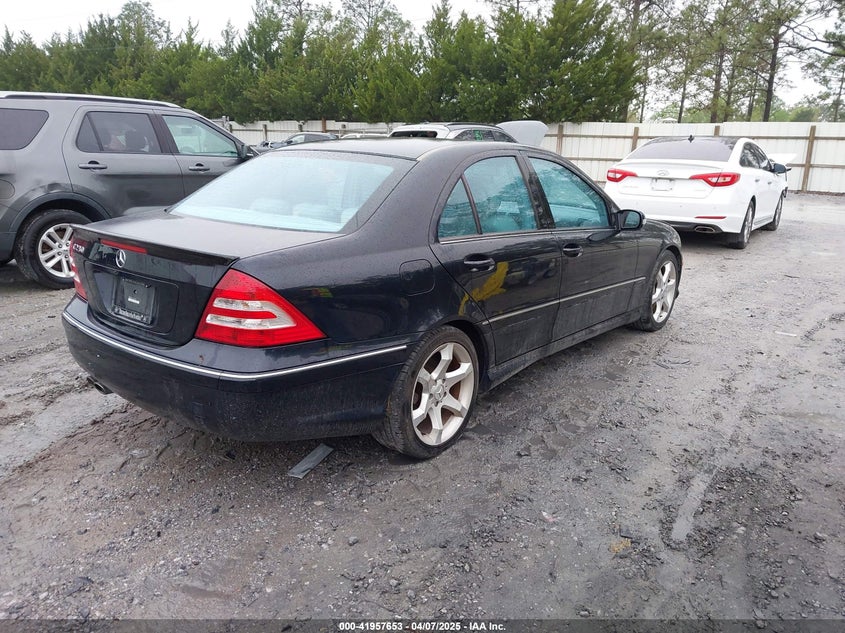 2007 MERCEDES-BENZ C 230 VIN: WDBRF52H07A921305