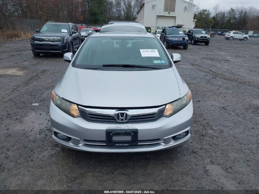 2012 Honda Civic VIN: THGFB2F98CH506196 Lot: 41957869