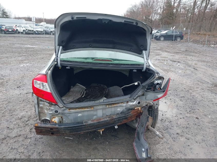 2012 Honda Civic VIN: THGFB2F98CH506196 Lot: 41957869