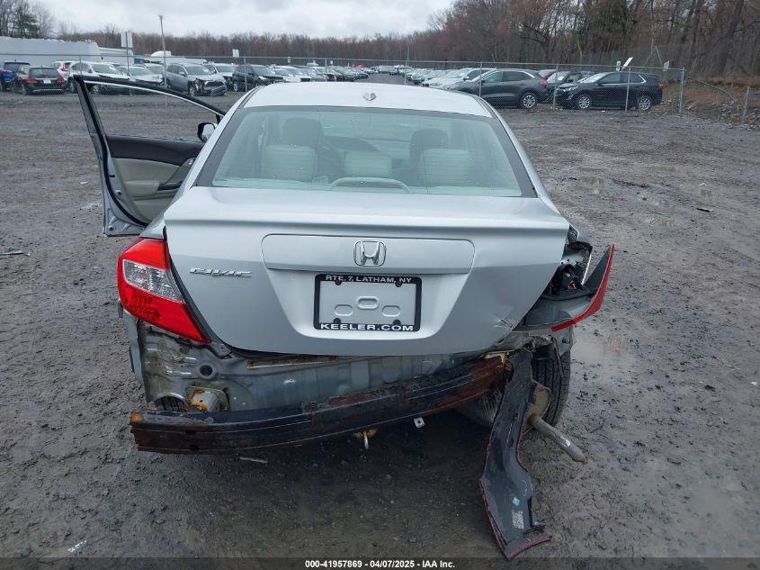 2012 Honda Civic VIN: THGFB2F98CH506196 Lot: 41957869