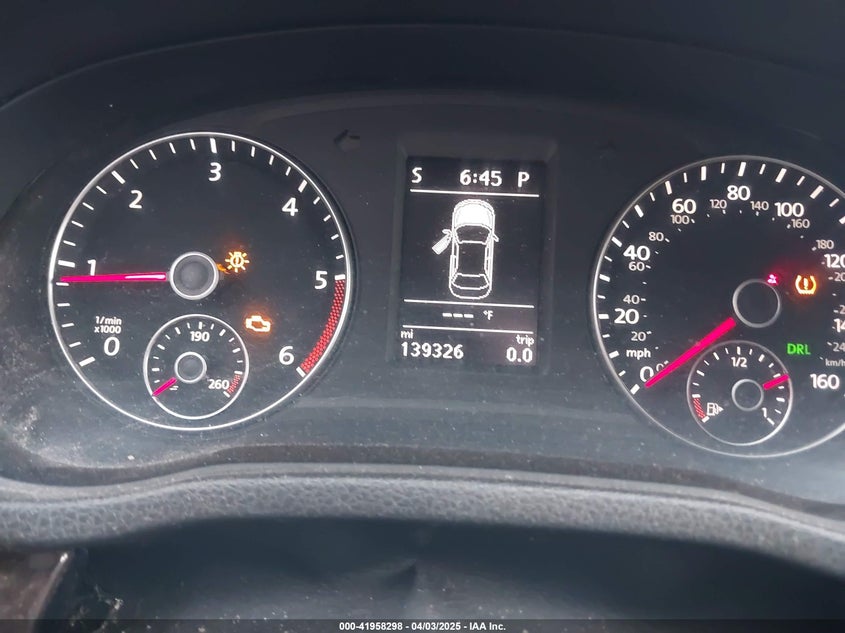 2014 VOLKSWAGEN PASSAT VIN: 1VWCN7A39EC108345