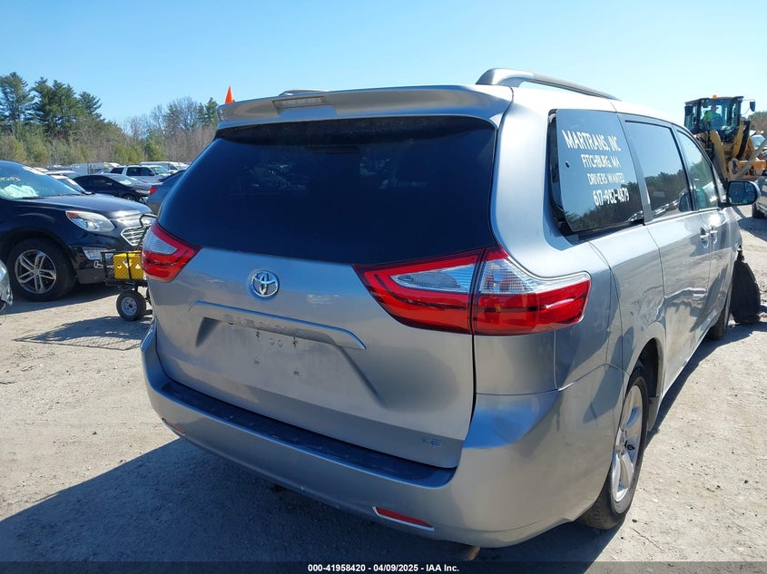 2016 TOYOTA SIENNA VIN: 5TDKK3DC6GS711315