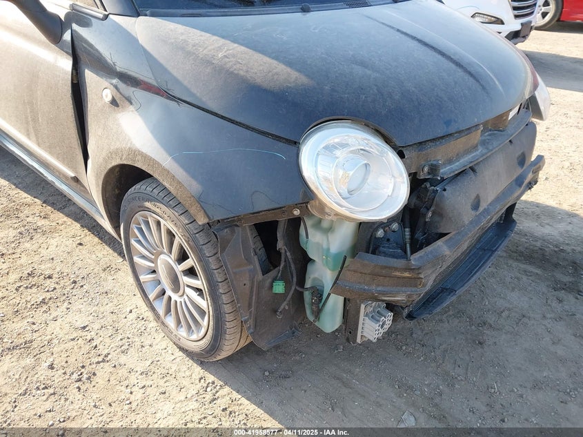 2012 FIAT 500C VIN: 3C3CFFER6CT109290