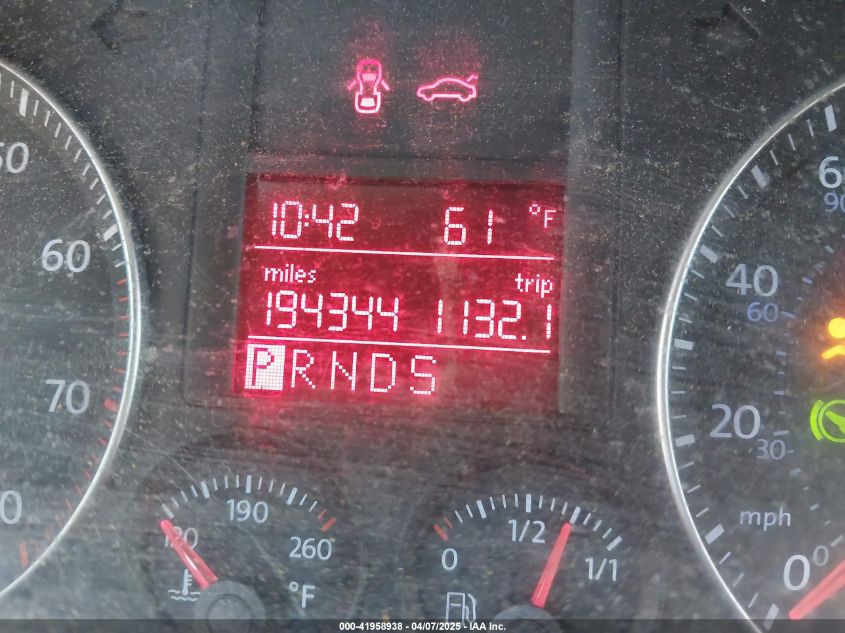 2009 Volkswagen Jetta 2.5L S VIN: 3VWKM71K89M251152 Lot: 41958938