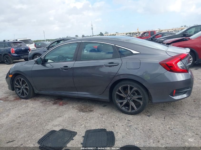 2019 Honda Civic Sport VIN: 2HGFC2F89KH563333 Lot: 41959217