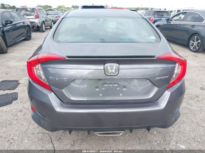 2019 Honda Civic Sport VIN: 2HGFC2F89KH563333 Lot: 41959217