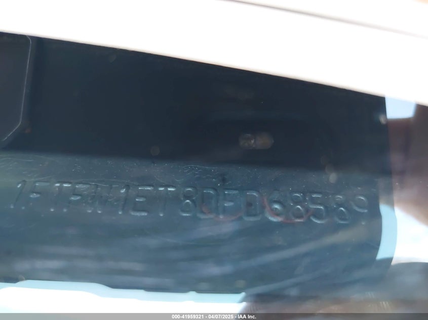 2013 FORD F-150 VIN: 1FTFW1ET8DFD68589