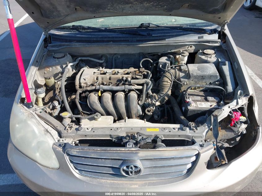 2004 Toyota Corolla Le VIN: 1NXBR32E44Z222933 Lot: 41959820