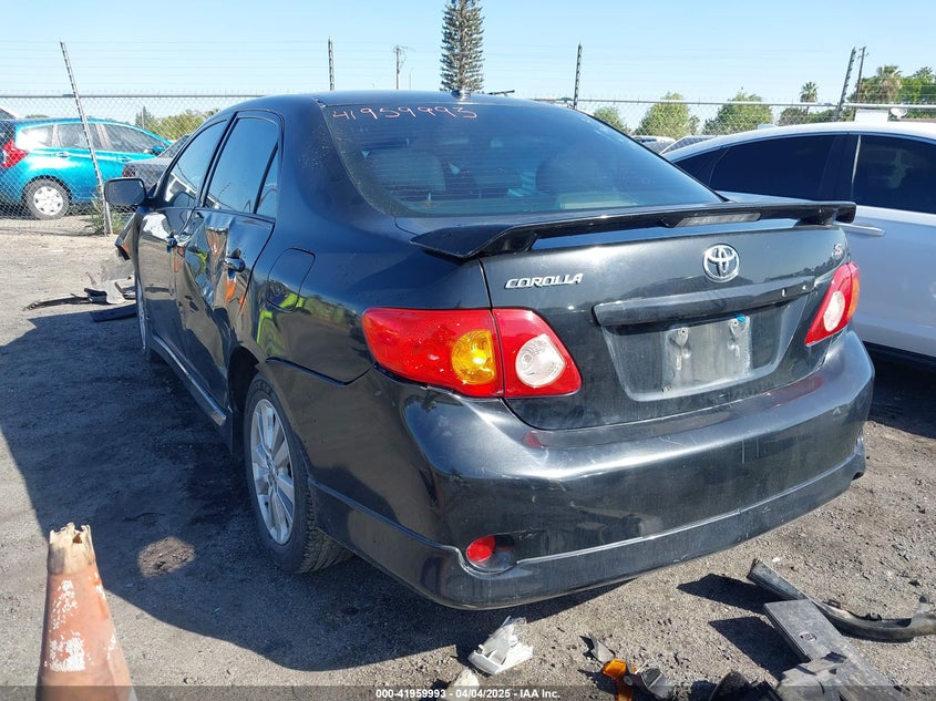 2009 TOYOTA COROLLA VIN: 1NXBU40E19Z107883