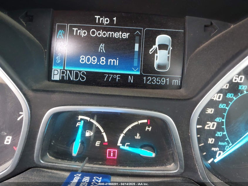 2013 FORD ESCAPE VIN: 1FMCU0G98DUD52856
