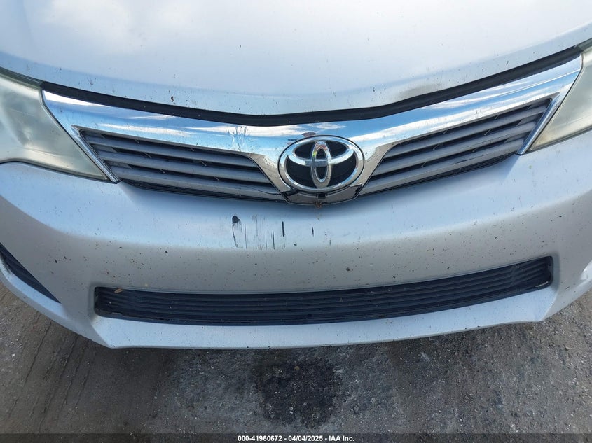2012 TOYOTA CAMRY VIN: 4T1BF1FK4CU569819