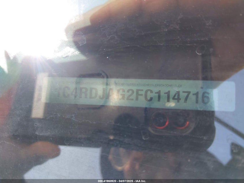 2015 DODGE DURANGO SXT - 1C4RDJAG2FC114716