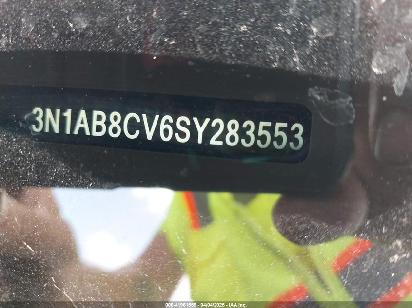 VIN 3N1AB8CV6SY283553 2025 NISSAN SENTRA SV