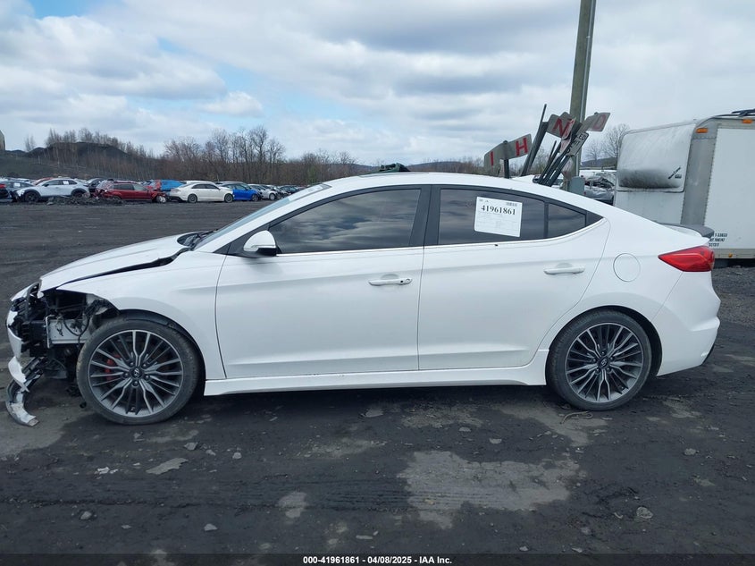 2017 HYUNDAI ELANTRA SPORT - KMHD04LB3HU338594