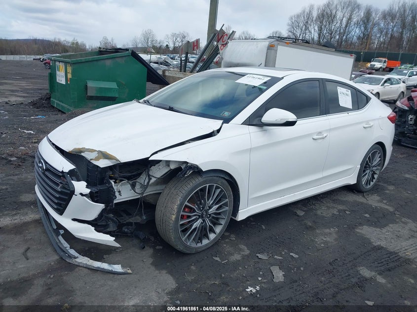 2017 HYUNDAI ELANTRA SPORT - KMHD04LB3HU338594