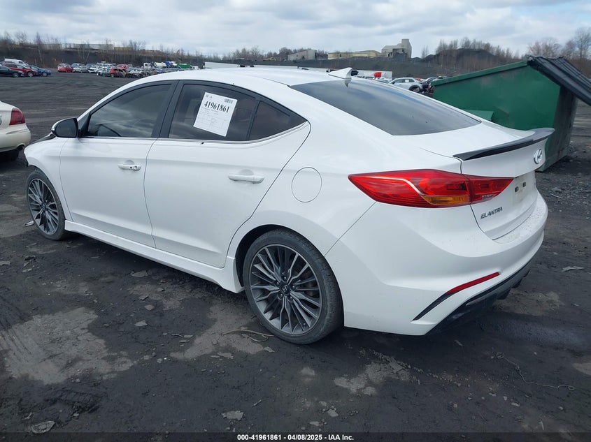 2017 HYUNDAI ELANTRA SPORT - KMHD04LB3HU338594