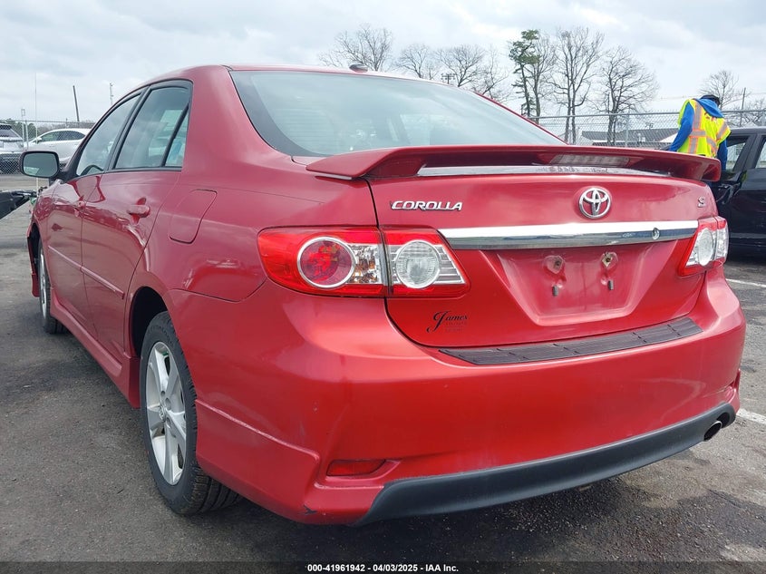 2011 TOYOTA COROLLA VIN: 2T1BU4EE2BC551676