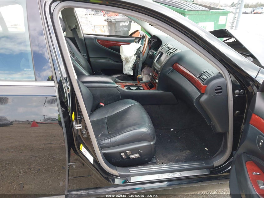 2007 LEXUS LS VIN: JTHBL46F075030940