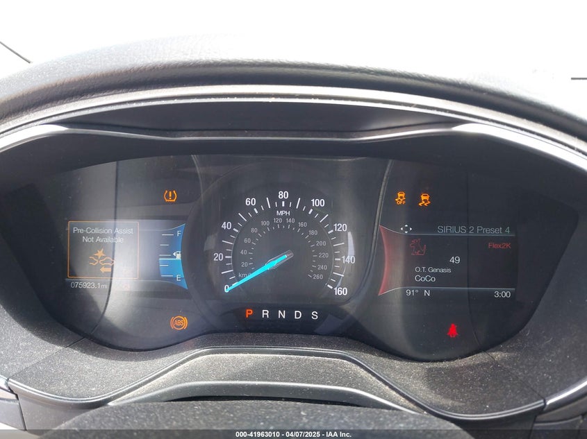 2019 FORD FUSION VIN: 3FA6P0T99KR285645