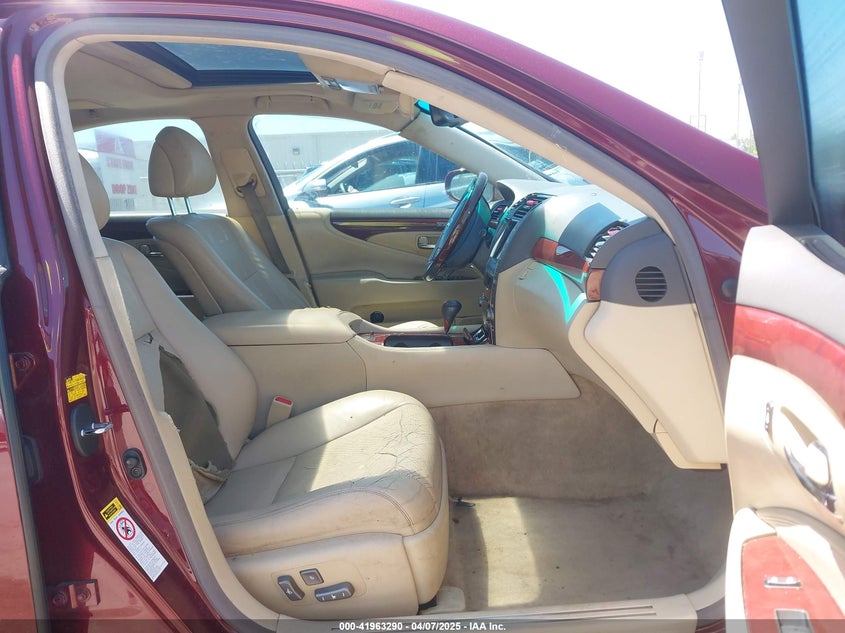 2007 LEXUS LS 460 VIN: JTHBL46F575043120