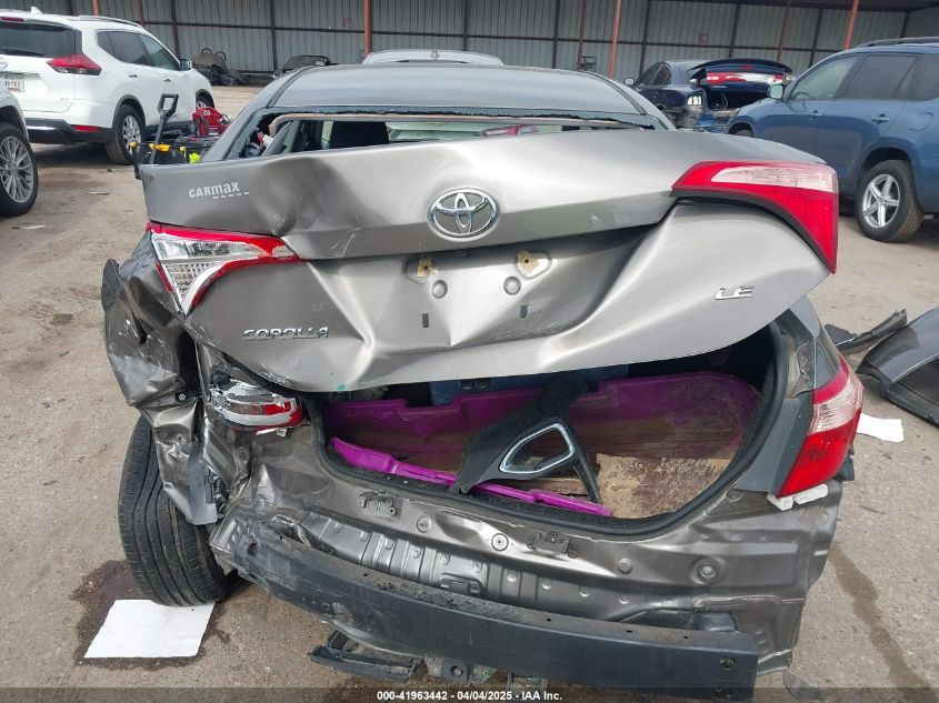 2019 Toyota Corolla Le VIN: 2T1BURHE3KC164658 Lot: 41963442