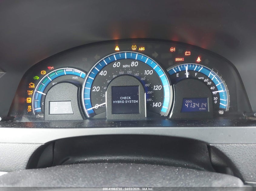2014 TOYOTA CAMRY HYBRID VIN: 4T1BD1FK2EU126898