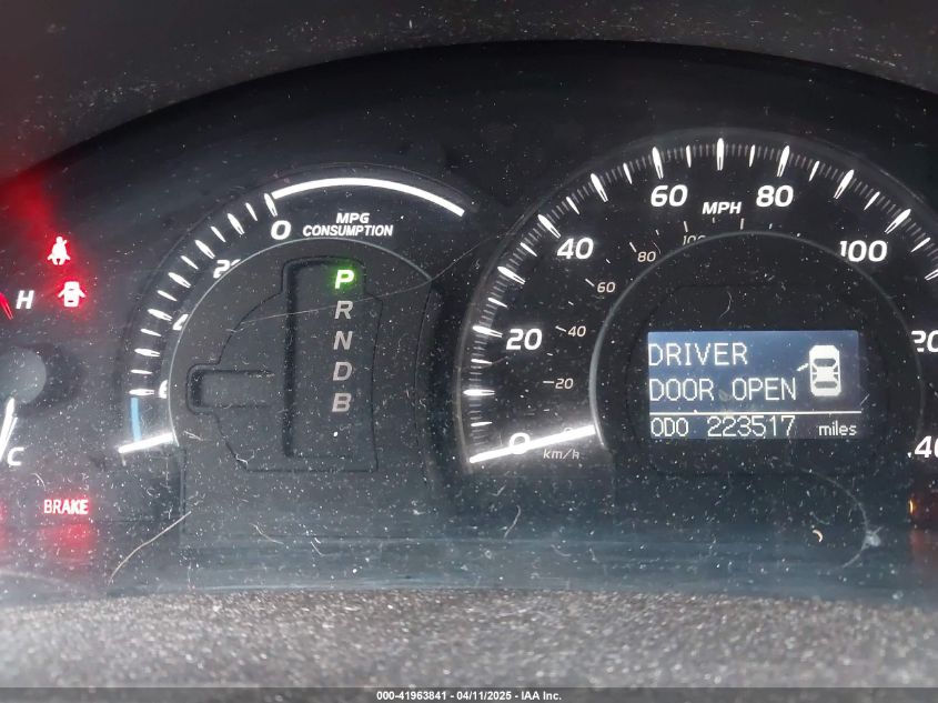 2009 Toyota Camry Hybrid VIN: 4T1BB46K594105198 Lot: 41963841