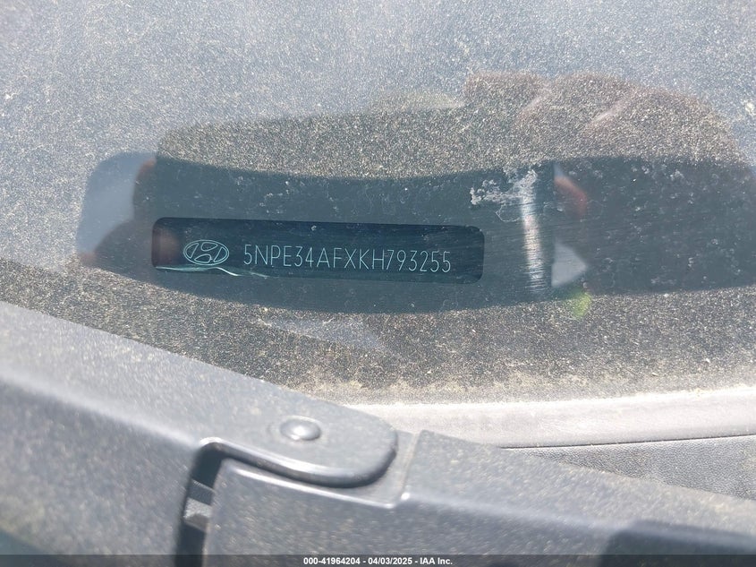 2019 HYUNDAI SONATA SEL - 5NPE34AFXKH793255