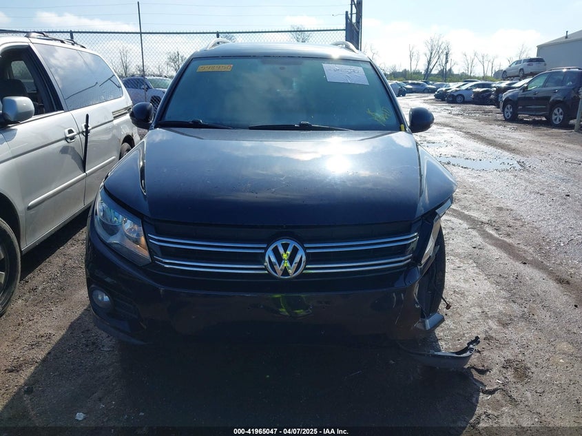 2013 VOLKSWAGEN TIGUAN SE - WVGBV7AX9DW548950